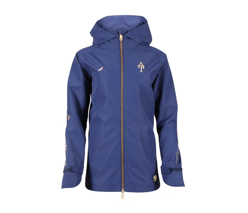 Aubrion Team Waterproof Jacket - Young Rider in Navy